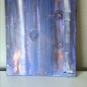 2 Spiral living Colors original abstract Paintings 16x20